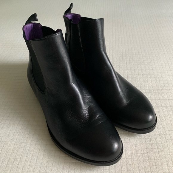 David Tate Shoes - David Tate black leather booties